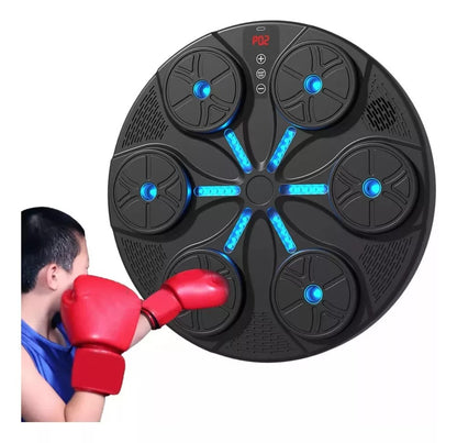 Tablero de Boxeo con Guantes Rojos